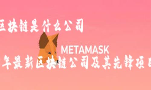 最新区块链是什么公司
2023年最新区块链公司及其先锋项目盘点