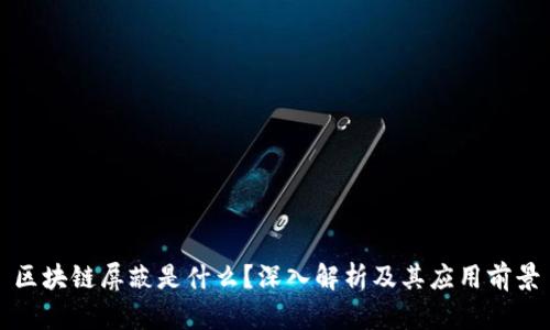 区块链屏蔽是什么?深入解析及其应用前景