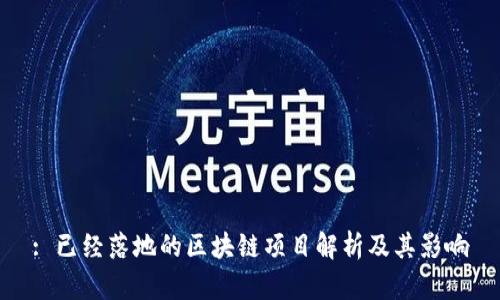 : 已经落地的区块链项目解析及其影响