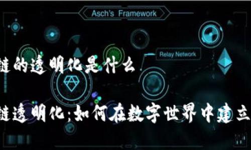 区块链的透明化是什么

区块链透明化：如何在数字世界中建立信任？