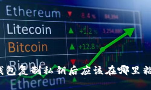 TP钱包复制私钥后应该在哪里粘贴?