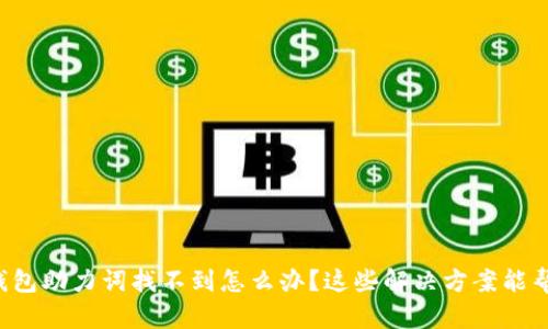 TP钱包助力词找不到怎么办?这些解决方案能帮你!